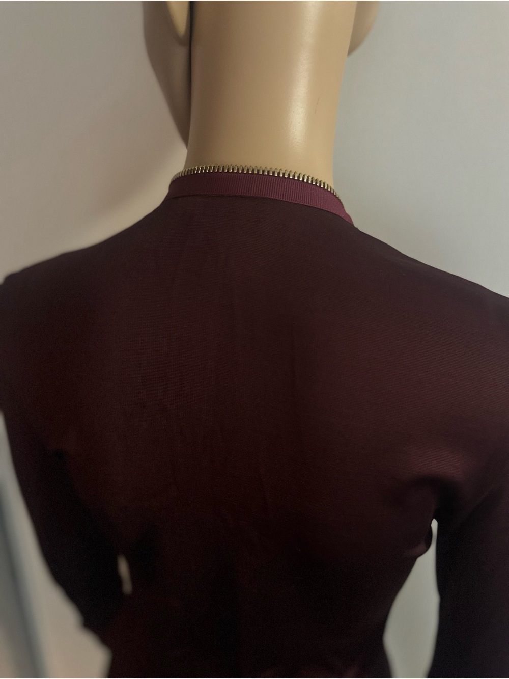 Tom Ford Premium Cherry Silk Blend Blouse - Picture 3 of 12